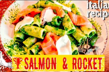 Super Tasty & very easy Salmon and rocket [ italian recipes 100% ]