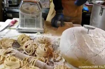 London Street Food. Italian Pasta Hand Made in Camden Lock Market