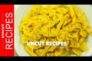 ☑️ Pasta with Zucchini and Saffron Recipe | Uncut Recipes