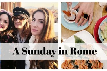 A Sunday in Rome: OOTD, Food, Cool views | Italy vlog by Eva Redson