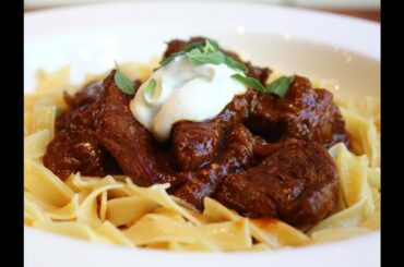 Beef Goulash - Hungarian Beef Goulash Recipe - Paprika Beef Stew