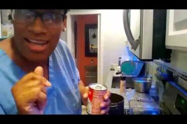 COOKING.. Fried Cabbage Italian Sausage, Creamy mushrooms Chicken Breat AND CHATTING