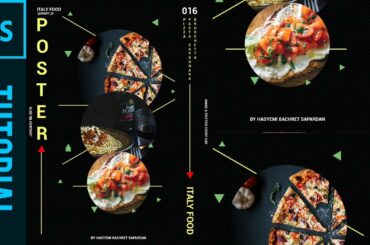 Italy/Italian Food Poster - Tutorial Photoshop CC 2019