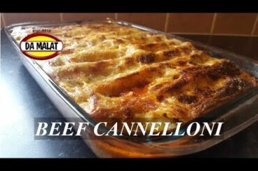 How To Make Delicious Beef Cannelloni | Simple, Easy, Homemade Cannelloni | Fantastic Italian Pasta