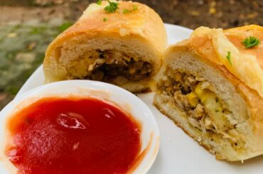 Cheesy Chicken roll || Italian recipe || fusion feast recipes