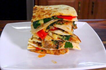 Italian Sausage Quesadillas - FOOTBALL FINGER FOODS