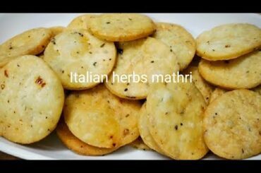 Italian Herbs Mathri | Mathri Recipe | Different Types Of Mathri | Diwali Special Snacks Recipes
