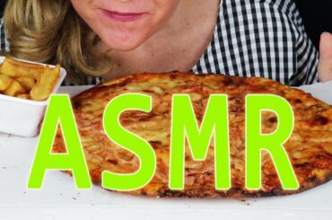 ASMR ITA PIZZA FRANCESINA (PUGLIA FOOD) EATING SOUNDS ITALIAN MUKBANG