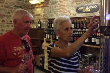 Greve, Chianti, Italy, Wine Tasting @ Enoteca Falorni (Bulgarian Audio)