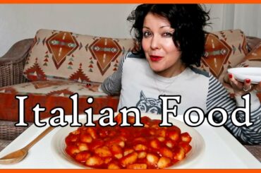 ITALIAN FOOD MUKBANG 😍 Potato Gnocchi 😍