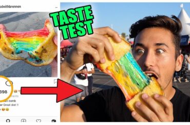Eating Instagram Famous Food Trends (Taste Test) *Part 2*