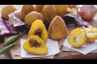 Arancini ( rice croquettes ) Italian recipe