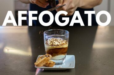 Affogato Coffee Ice Cream Recipe (a SUPER EASY Italian dessert)