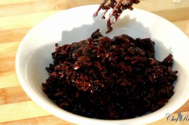 How To Cook Black Rice At Home | Recipes By Chef Ricardo