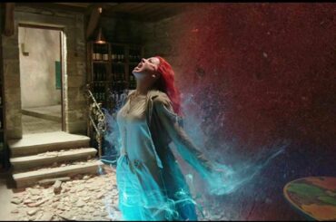 Mera using wine against commandos in Sicily | Aquaman