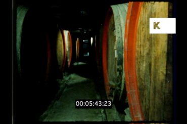 Wine Cellar, Barrels, Tuscany, 1980s Italy from 35mm