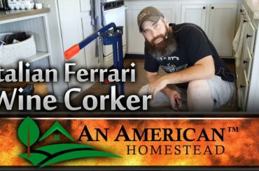 Bottling Wine with Italian Ferrari Corker