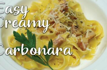 Easy Creamy Carbonara