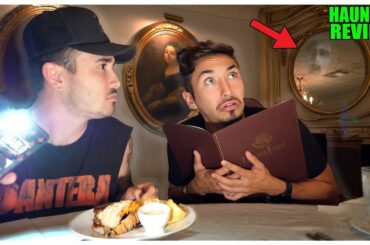 Eating At The Most HAUNTED Reviewed Restaurant (TERRIFYING)