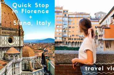 Travel With Me From Florence to Siena, Italy: Shopping, Bakeries, and MORE!