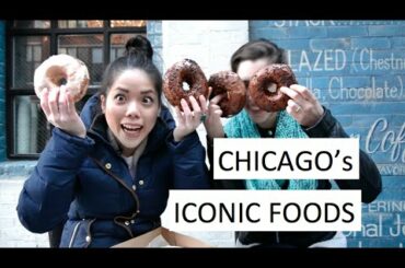 Chicago ICONIC FOODS : best donut 🍩, steak 🥩, Italian beef 🌭 and deep dish pizza 🍕