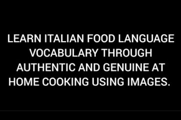 Learn Italian Language Food Vocabulary / Speak Italian Fast with Images #LearnItalian #Languages