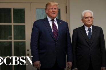 Live: President Trump and Italian President Sergio Mattarella hold joint press conference