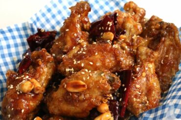Crunchy Korean fried chicken recipe (Dakgangjeong: 닭강정)