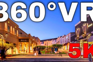 360° VR Sicilia Outlet Village Italy Sicily Virtual Tour 5K Virtual Reality HD 4K