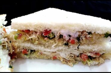 Chicken Vegetable Sandwich Recipe || Chicken Sandwiches Recipe || Veggie Chicken Sandwich