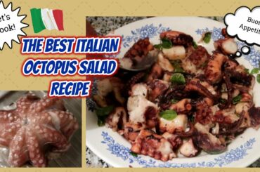 FILIPINA ITALIAN LIFE : LET'S COOK :  POLPO ALLA SICILIANA  OR INSALATA DI POLPO / E Tells Vlogs