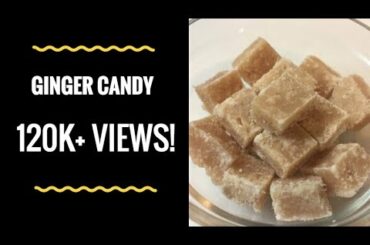 Ginger Barfi Recipe | Winter Recipes | Sweet and Spicy Ginger Barfi | Ginger Candy Recipe