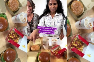 AJC Dining taste tests McDonald's International Items