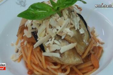 "Italian Food" - "Spaghetti alla Norma" "Italian Cuisine" "Hotel Villa Diodoro"  Taormina