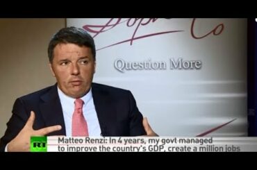 Matteo Renzi: Italy’s a kingdom of beauty, wine & food, but not No. 1 for political organization