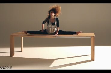 Extendable dining table Milanodue by Ozzio - tavolo in legno allungabile design