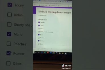 My ma’s cooking dinner tonight (Italian style)