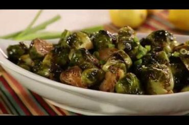 Italian-Asian Fusion Roasted Brussels Sprouts Recipe