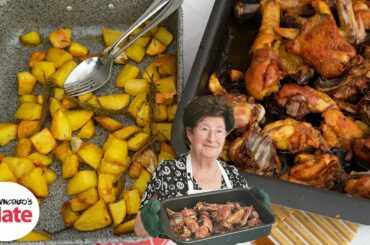 How to Make ROASTED CHICKEN with Potatoes | Italian Grandma Chicken
