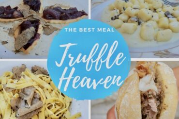 TRUFFLE HEAVEN MUST EAT IN ASSISI UMBRIA, ITALY TRAVEL FOOD VLOG: BEST MEAL EVER!