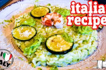 Yummy perfect risotto for lazy | rice zucchini | italian recipes 100%
