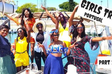 Girls Trip Portugal Part 1 | Sightseeing Lisbon, Pena Castle, Dining.....