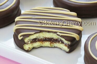 CHOCOLATE-COVERED SANDWICH COOKIES | with Chocolate Truffle Filling | Recipe | Baking Cherry