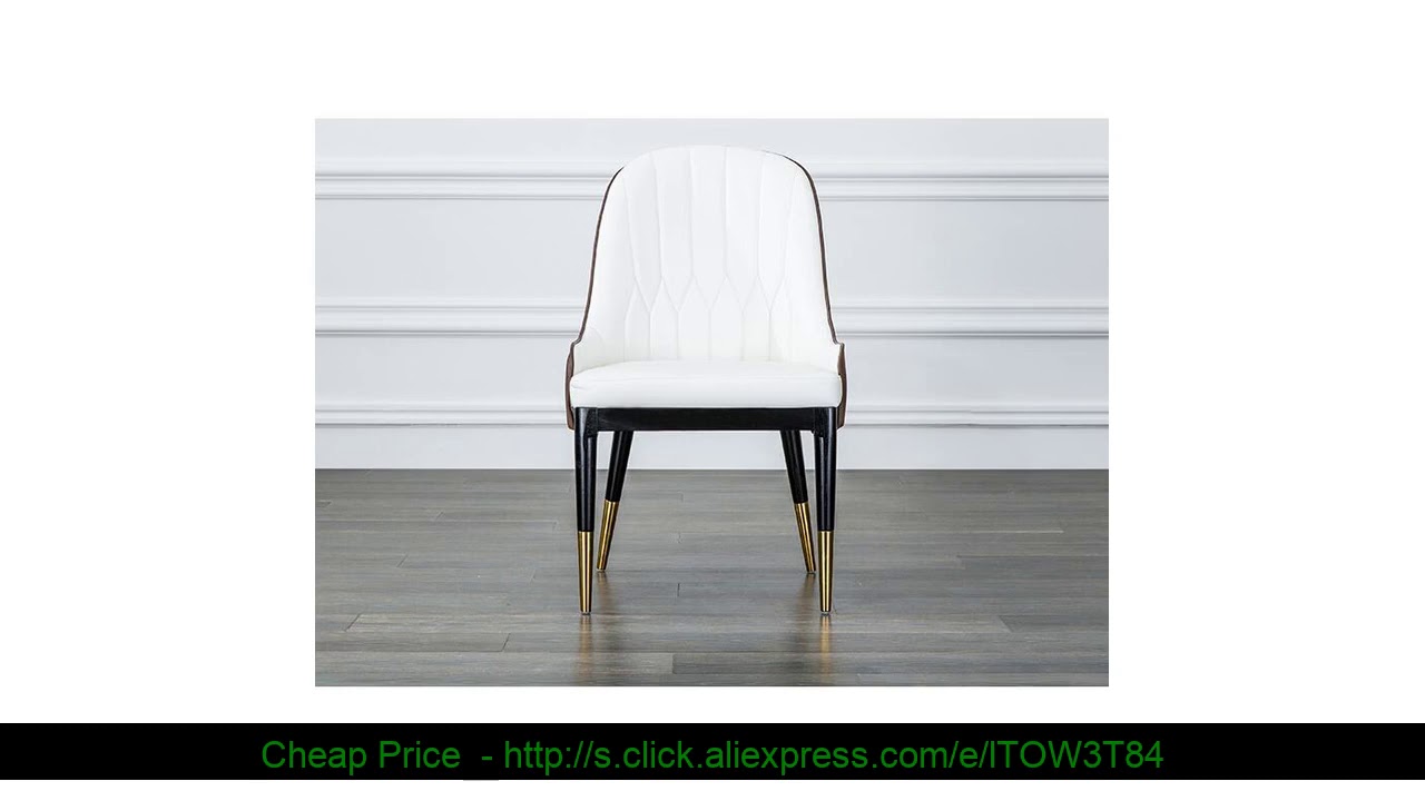 ✨ Light luxurious dining chair Italian designer fashionable stitching leather back neoclassical din ✨ Light luxurious dining chair Italian designer fashionable stitching leather back neoclassical din
