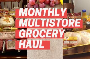 November Monthly Grocery Haul With Meal Plan In Description