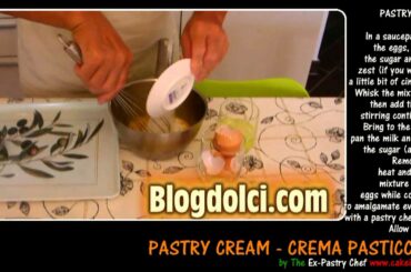Pastry cream recipe - Crema pasticcera - ITALIAN RECIPES