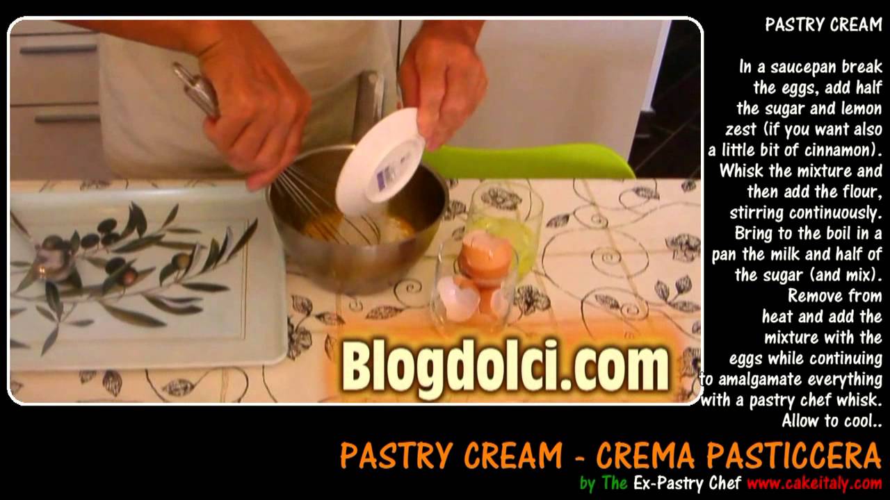 Pastry cream recipe – Crema pasticcera – ITALIAN RECIPES Pastry cream recipe - Crema pasticcera - ITALIAN RECIPES