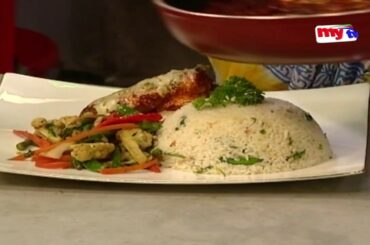 Best Mozzarella Chicken & Butter Garlic Rice Recipe  | Italian cuisine | Shanaz Islam