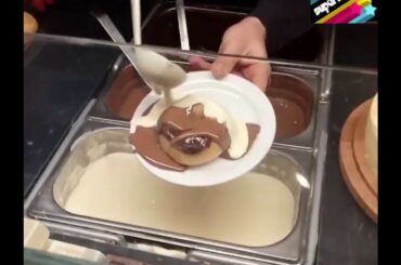 Chocolate donut and Chocolate tea at Dal Said 1923