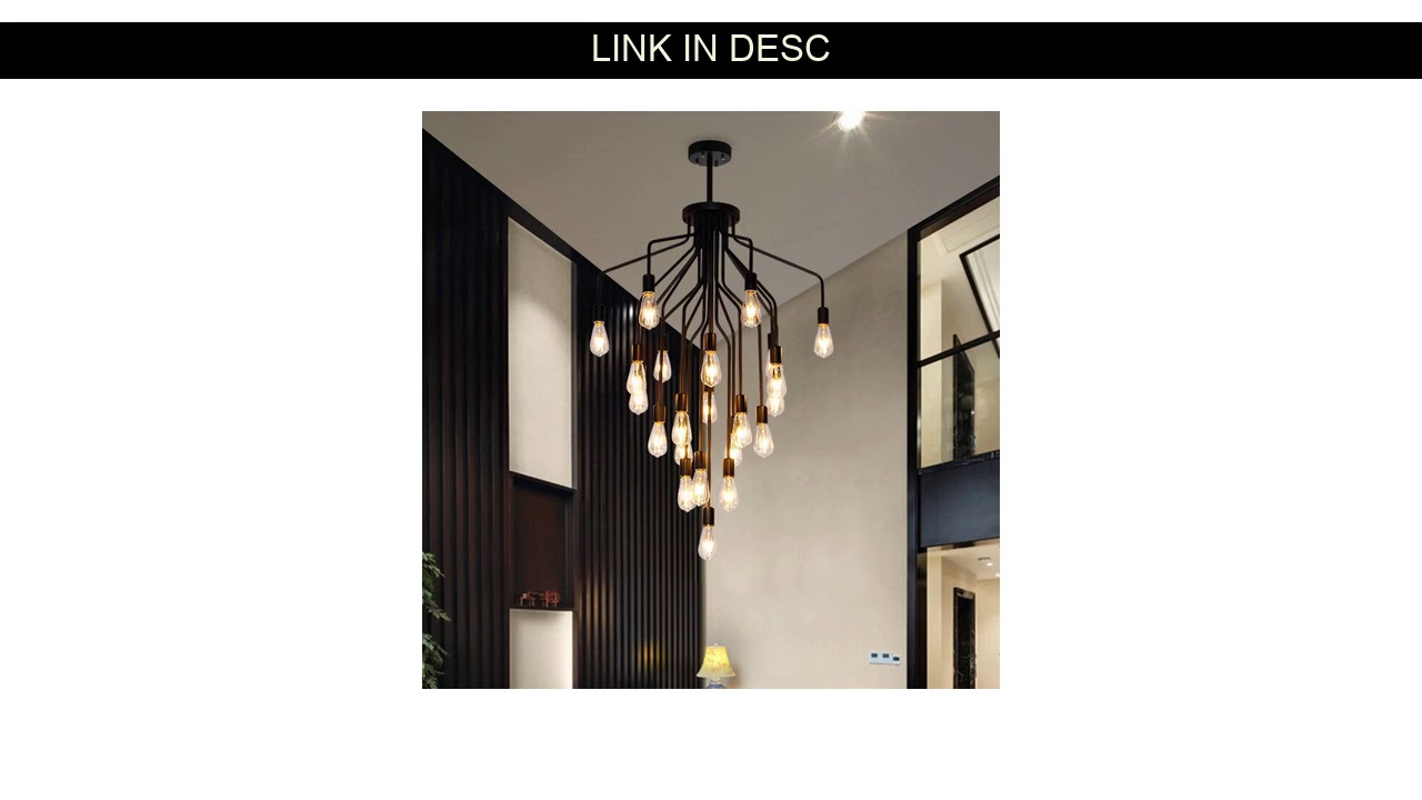 Nordic retro industrial Pendant Lights wrought iron spider staircase light living room Pendant cei Nordic retro industrial Pendant Lights wrought iron spider staircase light living room Pendant cei